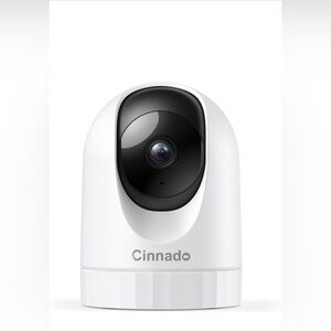CINNADO Security Camera Indoor-2K 360° WiFi Cameras for Home Security